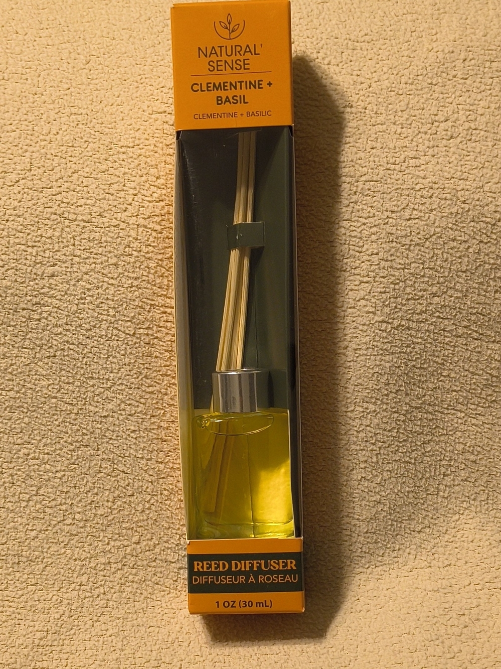 Clementine + Basil Reed Diffuser - Yellow